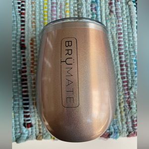 BruMate rose gold Uncork’d wine tumbler